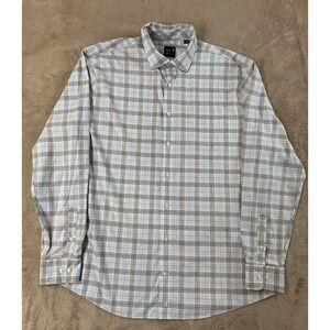 Johnnie-O Performance shirt men XL Multicolor Button Up‎ Bamboo L/S JMWL8420 EUC